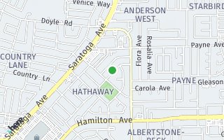 Map of 1417 Vallejo Drive, San Jose, CA 95130, USA