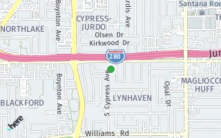 Map of 628 - 632 S. Cypress Ave, San Jose, CA 95117, USA