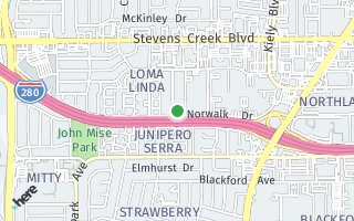 Map of 476 Greendale Way 4, San Jose, CA 95129, USA