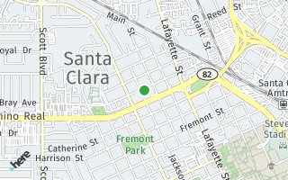 Map of 1597 Jackson St, Santa Clara, CA 95050, USA