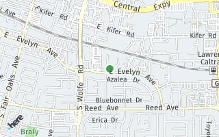 Map of 225 Red Oak W M, Sunnyvale, CA 94086, USA