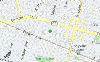 Map of 853 W California Avenue Unit B, Sunnyvale, CA 94086, USA
