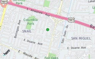 Map of 709 San Conrado Ter #2, Sunnyvale, CA 94085, USA