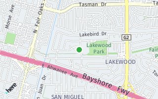Map of 315 Meadowlake Dr, Sunnyvale, CA 94089, USA