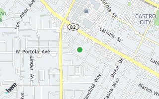Map of 80  Los Altos Square, Los Altos, CA 94022