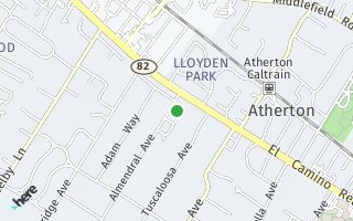 Map of 54 North Gate, Atherton, CA 94027, USA
