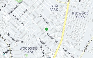 Map of 1662  Hampton Ave., Redwood City, CA 94061
