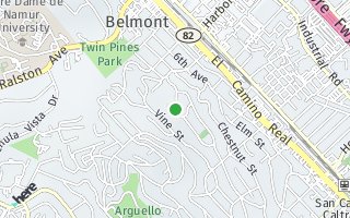 Map of 1586 Harbor Boulevard, Belmont, CA 94402, USA