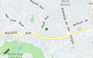 Map of 2624 Ponce Ave, Belmont, CA 94002, USA