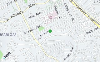 Map of 4001 Hacienda St, San Mateo, CA 94403, USA