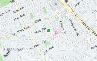 Map of 274  37th Street, San Mateo, CA 94403, USA