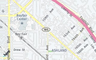 Map of 16006 E 14th St 208, San Leandro, CA 94578, USA