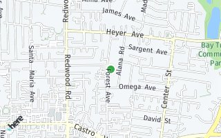 Map of 19846 Forest Ave, Castro Valley, CA 94546, USA