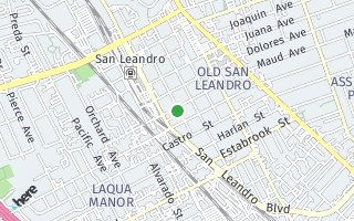 Map of 501 Thorton St, San Leandro, CA 94577, USA