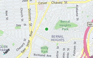 Map of 204-206 Virginia Ave, San Francisco, CA 94110, USA