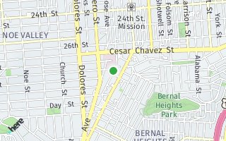 Map of 5 - 7 Duncan St, San Francisco, CA 94110, USA