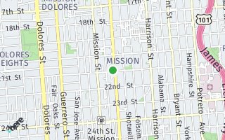 Map of 996 S. Van Ness #3, San Francisco, CA 94110, USA