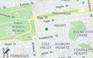 Map of 656 Cole Street, San Francisco, CA 94117, USA