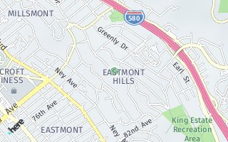 Map of Sunkist Drive, Oakland, CA 94608, USA