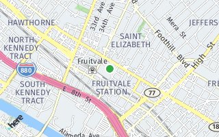 Map of 1228 36th Avenue #106, Oakland, CA 94601, USA