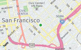 Map of Howard St #1283, San Francisco, CA 94103, USA