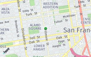 Map of 877 Grove Street, San Francisco, CA 94117, USA