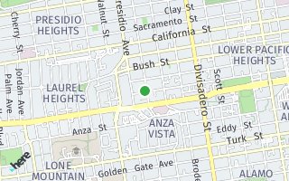 Map of 1401 Lyon Street, San Francisco, CA 94115, USA