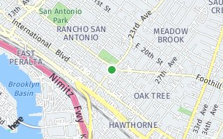 Map of 1547 23rd Ave, Oakland, CA 94606, USA