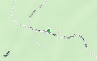 Map of TBA Chestnut Grove Rd, Esmont, VA 22937, USA