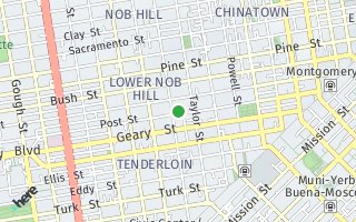 Map of 666 Post Street 1503, San Francisco, CA 94109, USA