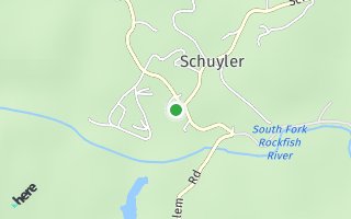 Map of 128 Tree Top Loop, Schuyler, VA 22969, USA