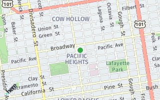Map of 2360 Pacific Ave 303, San Francisco, CA 94115, USA