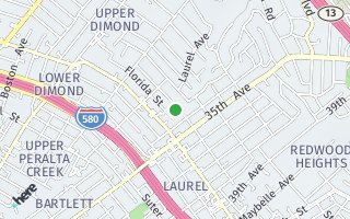 Map of 3315 Kansas Street, Oakland, CA 94602, USA