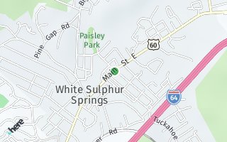 Map of 164 SLEEPY HOLLOW LANE, White Sulphur Springs, WV 24986, USA