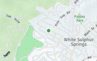 Map of 327 Villa Ave, White Sulphur Springs, WV 24986, USA