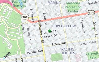 Map of 2450 Union Street 304, San Francisco, CA 94123, USA