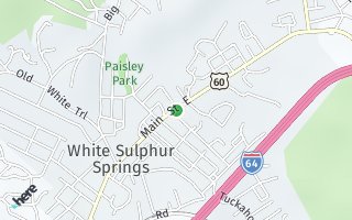 Map of 939 E Main St, White Sulphur Springs, WV 24986, USA
