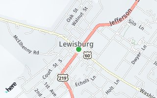 Map of Rt 60W, Battle Hill Drive, Lewisburg, WV 24901, USA