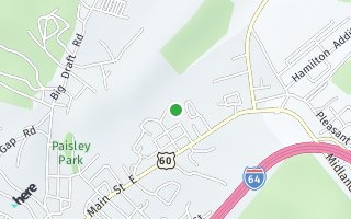 Map of 215a Hines St, White Sulphur Springs, WV 24986, USA