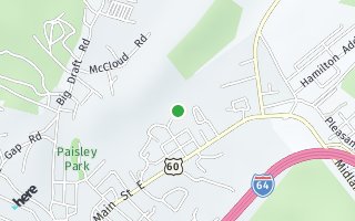 Map of 215a Hines Street, White Sulphur Springs, WV 24986, USA