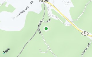 Map of 1100 Mill Pond Rd, Faber, VA 22938, USA