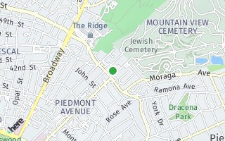 Map of 4421 Piedmont Avenue, Oakland, CA 94611, USA