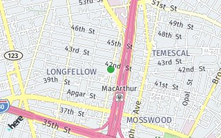 Map of 4133 Martin Luther King Jr. Way, Oakland, CA 94609, USA
