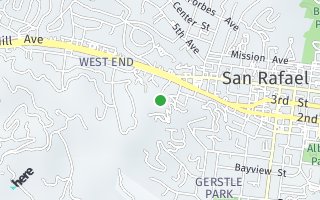 Map of 54 Fremont Rd., San Rafael, CA 94901, USA