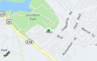 Map of 225 Hays Blvd, Lexington, KY 40509, USA