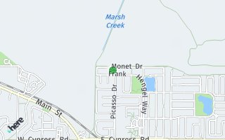 Map of 129 Monet Drive, Oakley, CA 94561, USA
