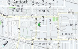 Map of 1220 F Street, Antioch, CA 94509, USA