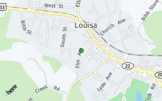 Map of 117 Elm Avenue, Louisa, VA 23093, USA