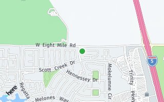 Map of 5485 Ridgeview Circle, Stockton, CA 95219, USA