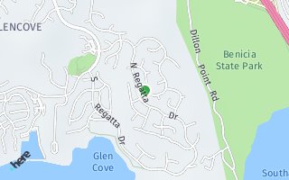 Map of 442 Topsail Dr, Vallejo, CA 94591, USA